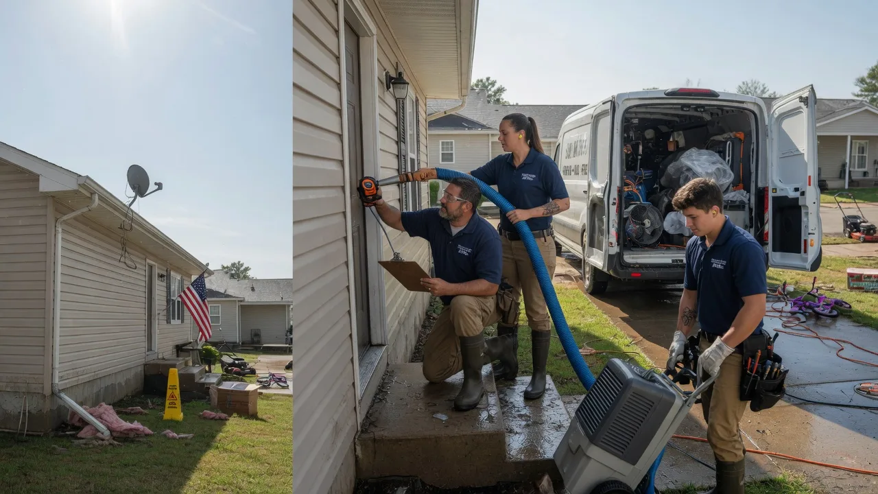 Ceiling Water Damage Restoration in Goodwell, OK near me